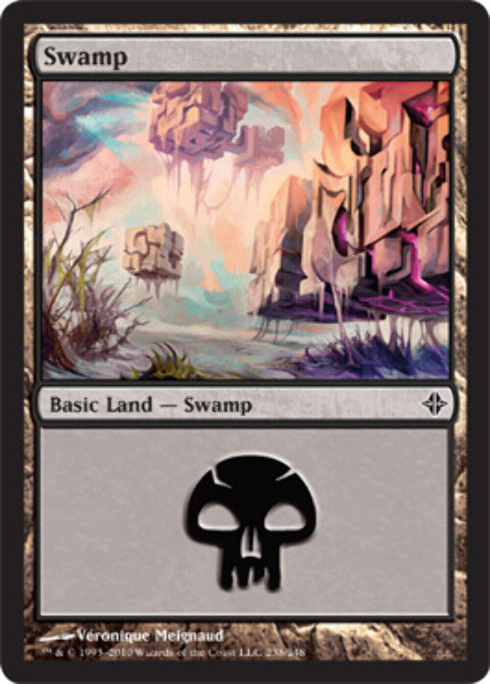 Swamp (238) Rise of the Eldrazi - MTG