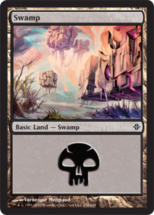 Swamp (238) Rise of the Eldrazi - MTG