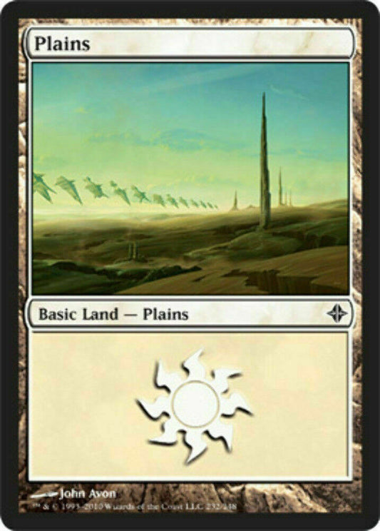 Plains (232) Rise of the Eldrazi - MTG