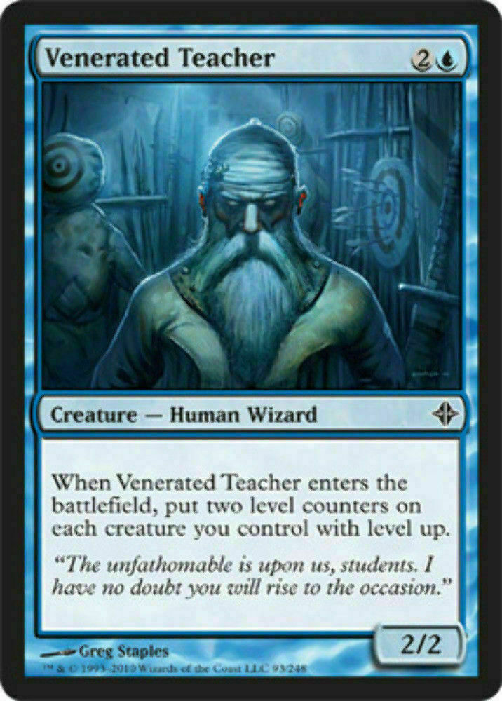 Venerated Teacher Rise of the Eldrazi - MTG