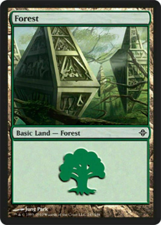 Forest (247) Rise of the Eldrazi - MTG