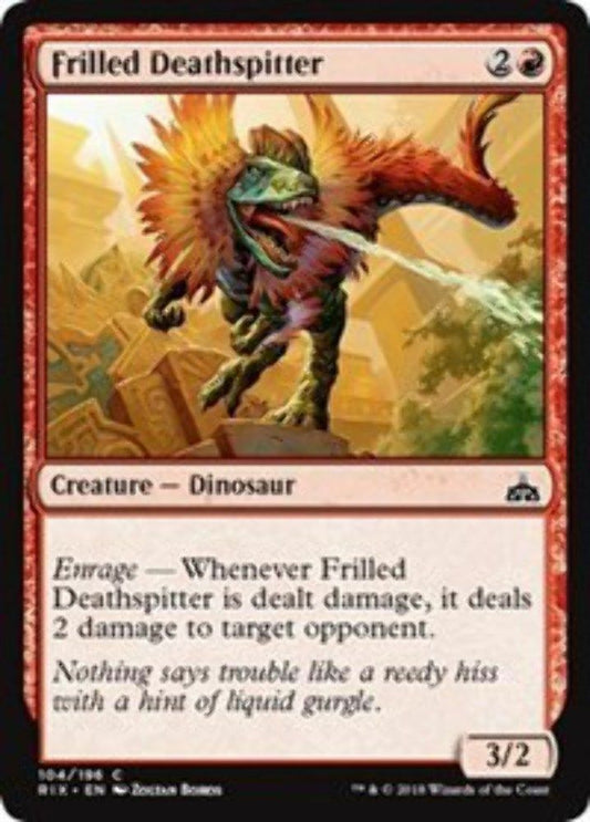 Frilled Deathspitter Rivals of Ixalan - MTG