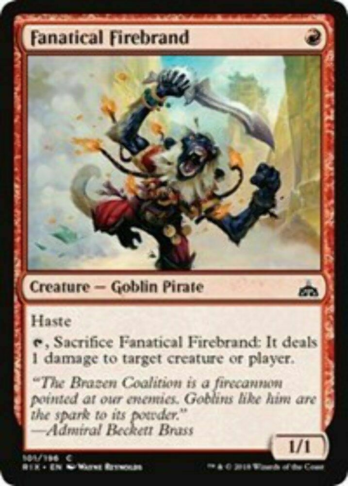 Fanatical Firebrand Rivals of Ixalan - MTG