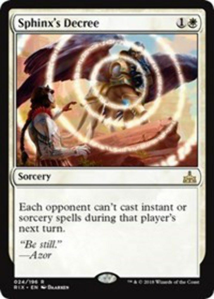 Sphinx's Decree Rivals of Ixalan - MTG