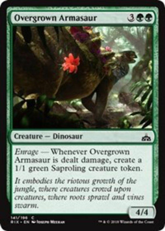 Overgrown Armasaur Rivals of Ixalan - MTG