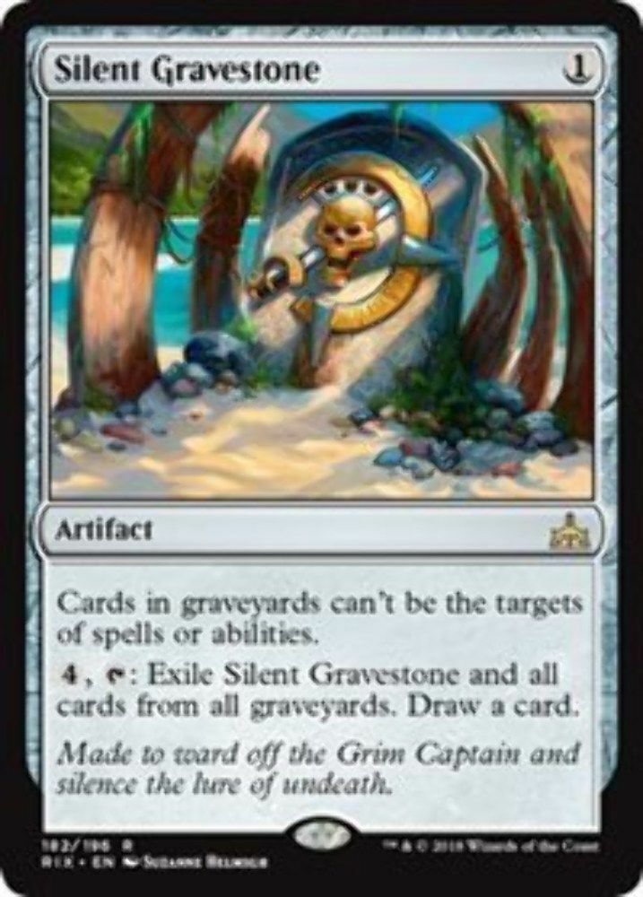 Silent Gravestone Rivals of Ixalan - MTG