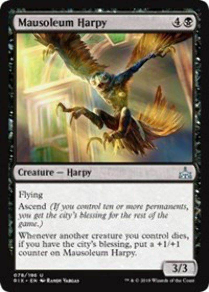 Mausoleum Harpy Rivals of Ixalan - MTG