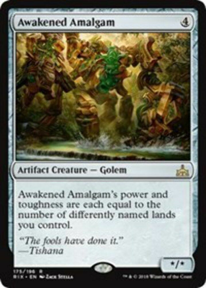 Awakened Amalgam Rivals of Ixalan - MTG