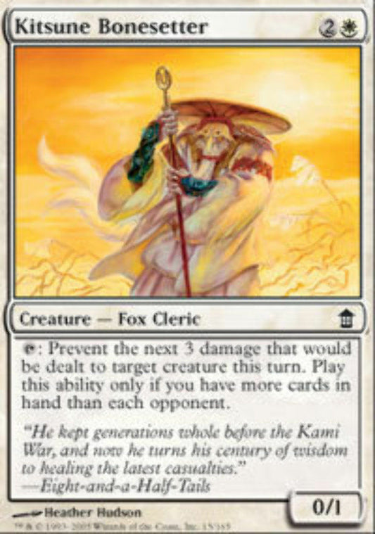 Kitsune Bonesetter - Saviors of Kamigawa - MTG