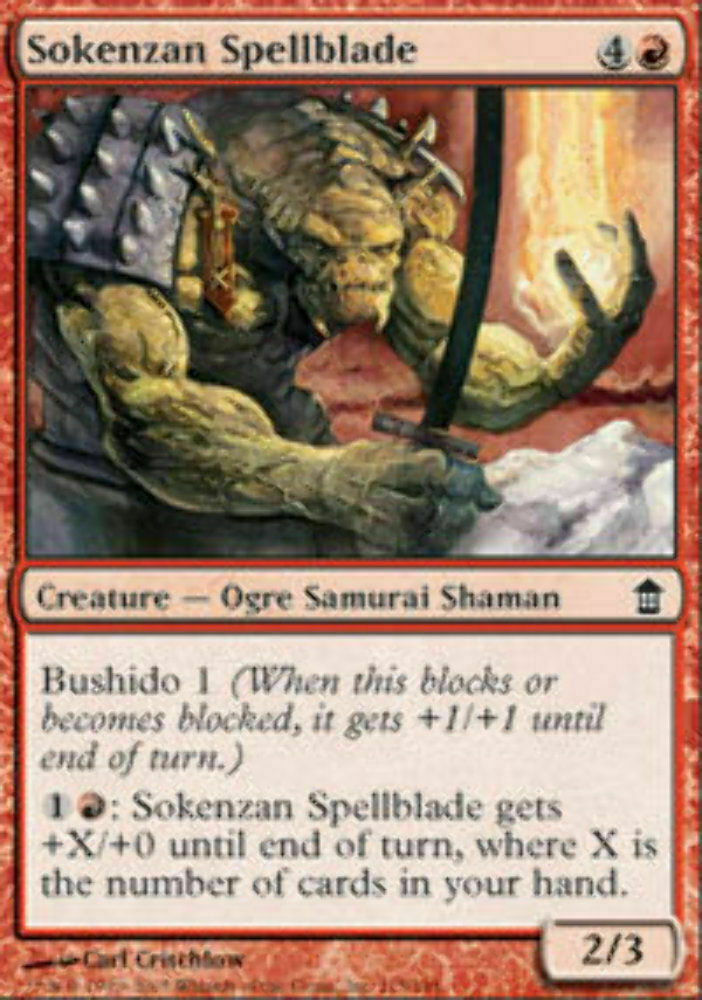 Sokenzan Spellblade - Saviors of Kamigawa - MTG