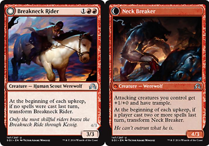 Breakneck Rider // Neck Breaker Shadows Over Innistrad - MTG