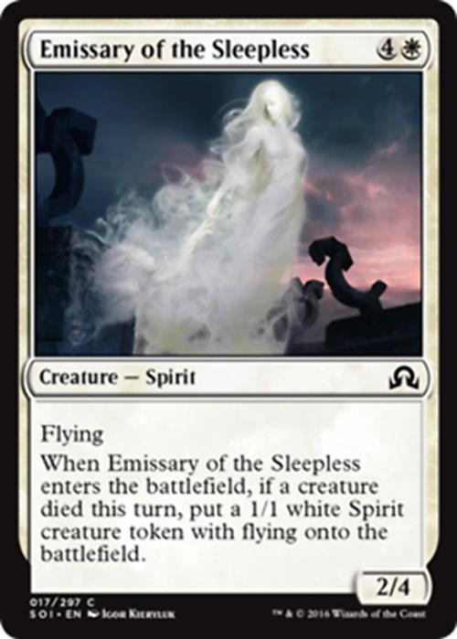 Emissary of the Sleepless Shadows Over Innistrad - MTG