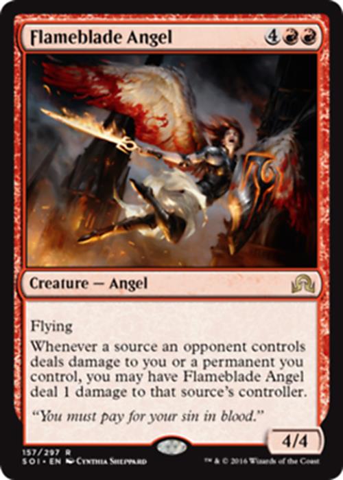 Flameblade Angel Shadows Over Innistrad - MTG