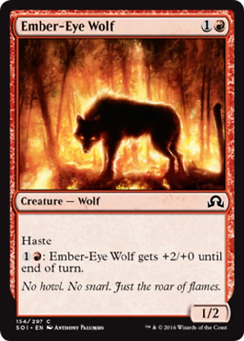 Ember-Eye Wolf Shadows Over Innistrad - MTG
