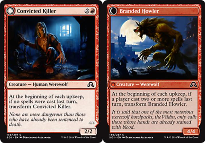 Convicted Killer // Branded Howler Shadows Over Innistrad - MTG