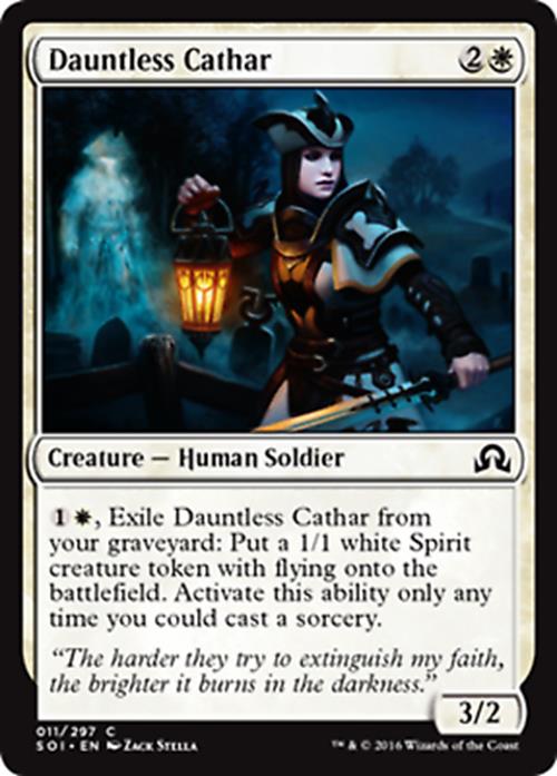 Dauntless Cathar - Foil Shadows Over Innistrad - MTG