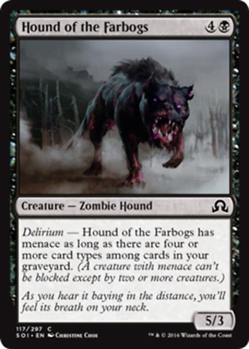 Hound of the Farbogs Shadows Over Innistrad - MTG