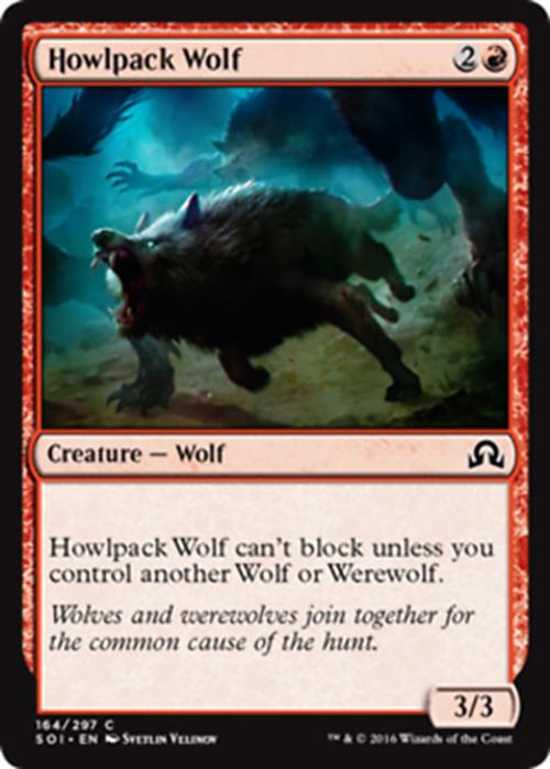 Howlpack Wolf Shadows Over Innistrad - MTG