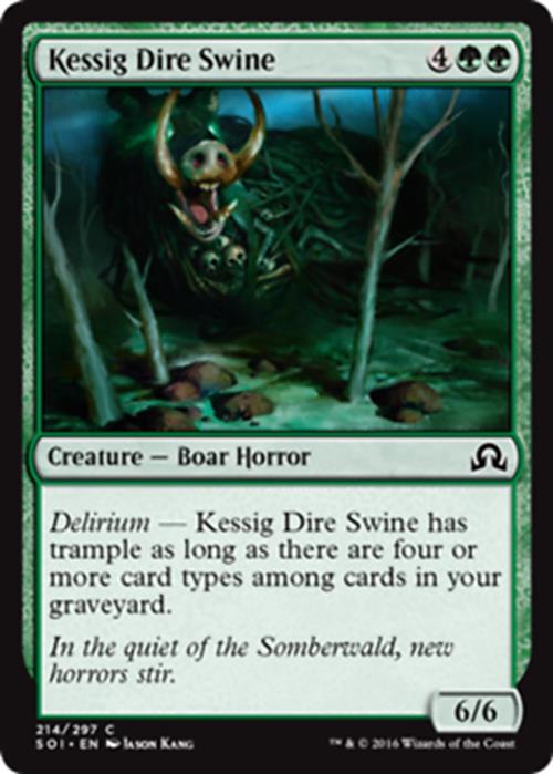 Kessig Dire Swine - Foil Shadows Over Innistrad - MTG