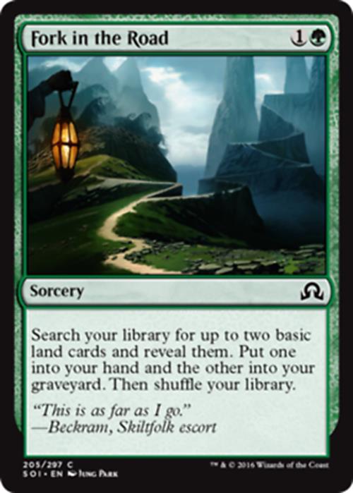 Fork in the Road Shadows Over Innistrad - MTG
