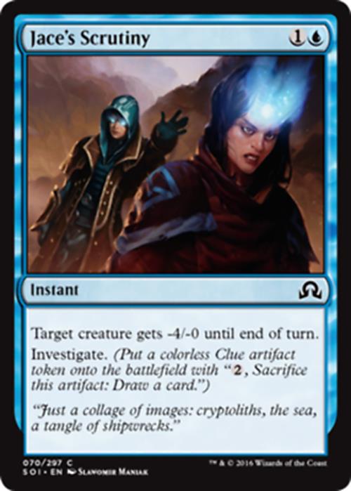 Jace's Scrutiny Shadows Over Innistrad - MTG