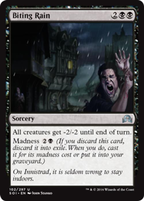 Biting Rain Shadows Over Innistrad - MTG