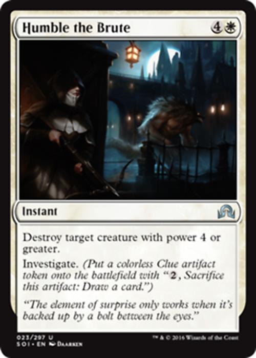Humble the Brute - Foil Shadows Over Innistrad - MTG
