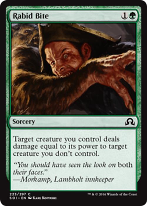 Rabid Bite Shadows Over Innistrad - MTG