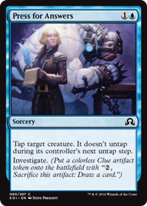 Press for Answers Shadows Over Innistrad - MTG