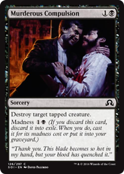 Murderous Compulsion Shadows Over Innistrad - MTG