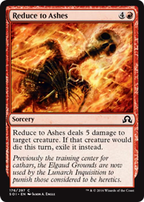 Reduce to Ashes Shadows Over Innistrad - MTG