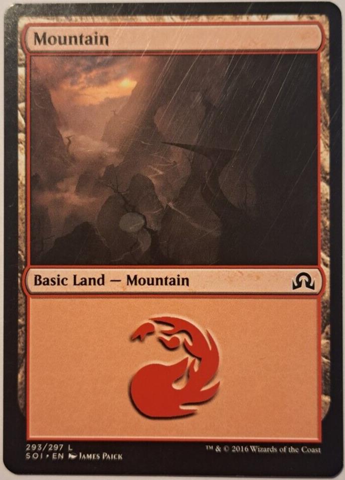 Mountain (293) - Shadows Over Innistrad - MTG