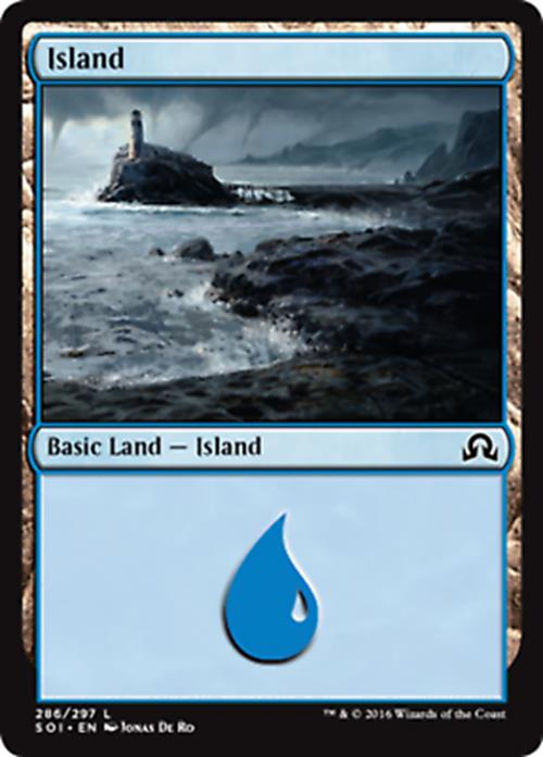 Island (286) Shadows Over Innistrad - MTG