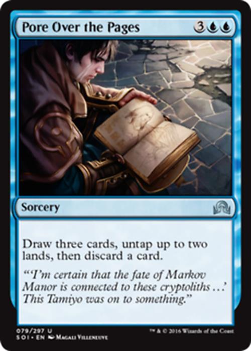 Pore Over the Pages Shadows Over Innistrad - MTG