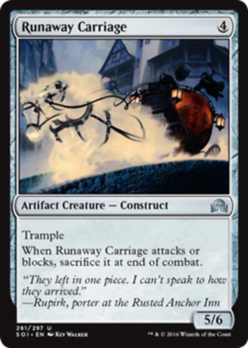 Runaway Carriage Shadows Over Innistrad - MTG