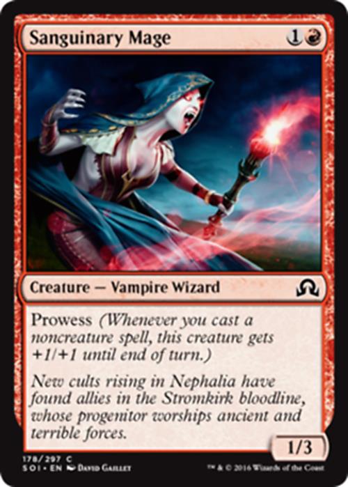 Sanguinary Mage Shadows Over Innistrad - MTG