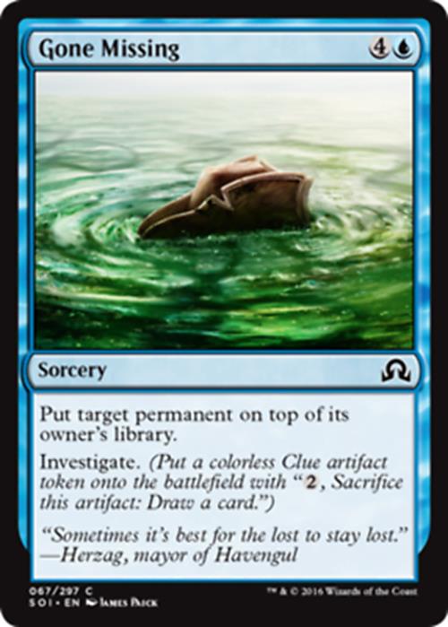 Gone Missing Shadows Over Innistrad - MTG