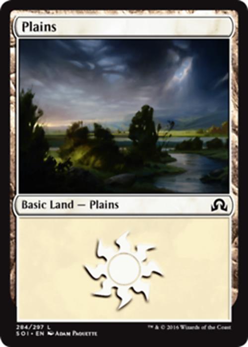 Plains (284) Shadows Over Innistrad - MTG