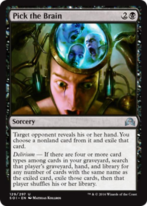 Pick the Brain Shadows Over Innistrad - MTG