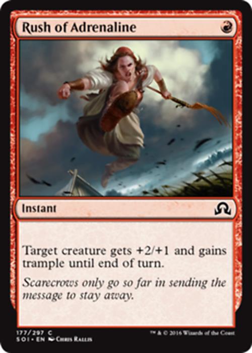 Rush of Adrenaline Shadows Over Innistrad - MTG