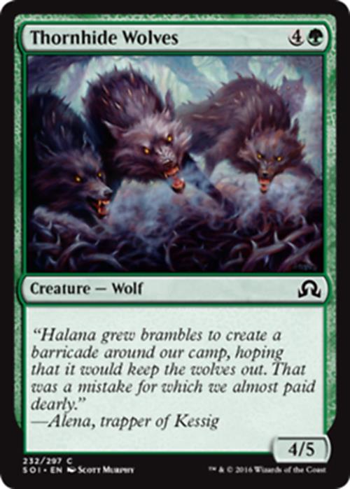 Thornhide Wolves Shadows Over Innistrad - MTG