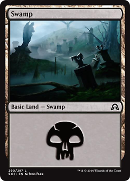 Swamp (290) - Foil Shadows Over Innistrad - MTG