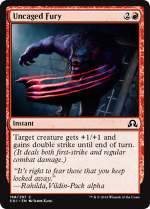 Uncaged Fury Shadows Over Innistrad - MTG