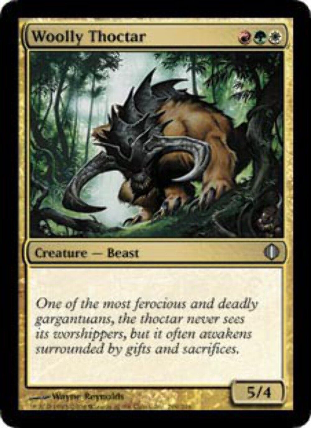 Woolly Thoctar Shards of Alara - MTG
