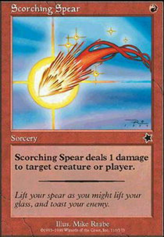 Scorching Spear Starter 1999 - MTG
