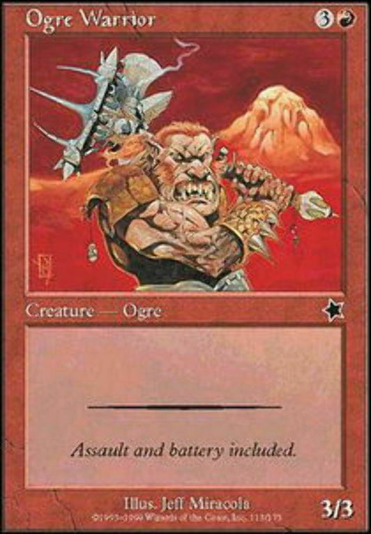 Ogre Warrior Starter 1999 - MTG