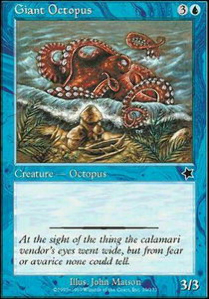 Giant Octopus Starter 1999 - MTG