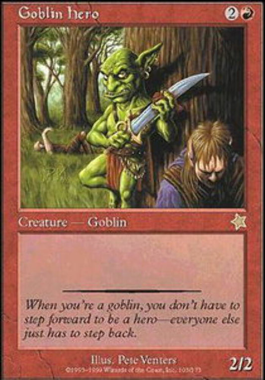 Goblin Hero Starter 1999 - MTG