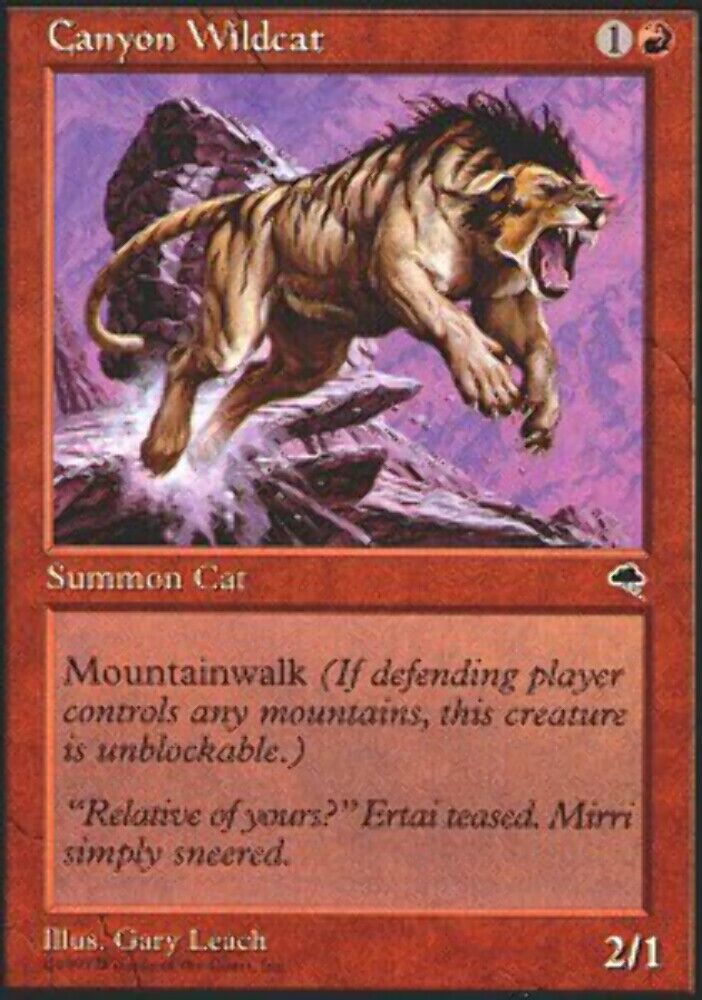 Canyon Wildcat Tempest - MTG
