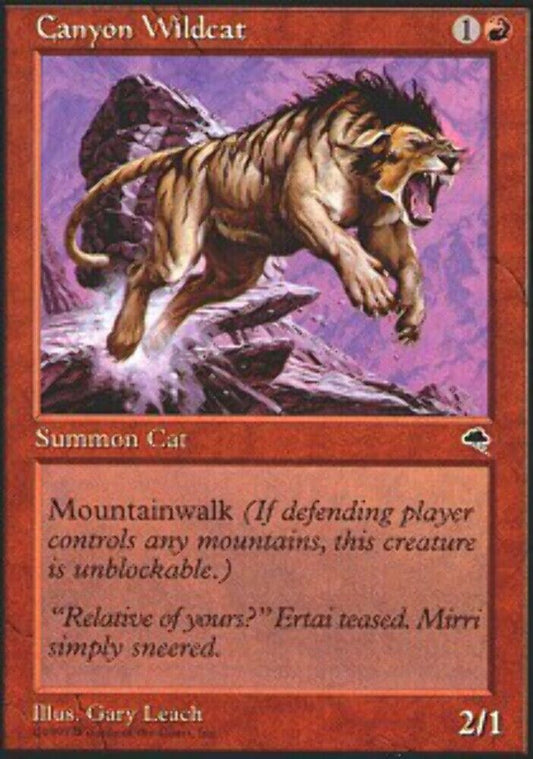 Canyon Wildcat Tempest - MTG